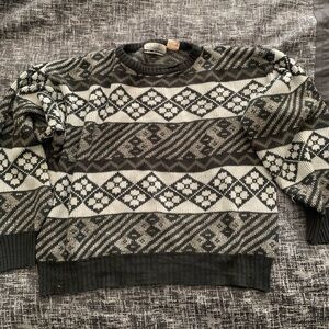 Grey “grandpa sweater”